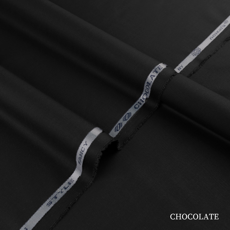 Premium Chocolate blended kandura fabric with fine compact yarn