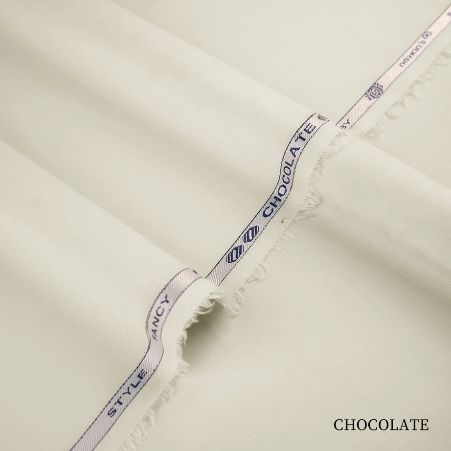 Premium Chocolate blended kandura fabric with fine compact yarn