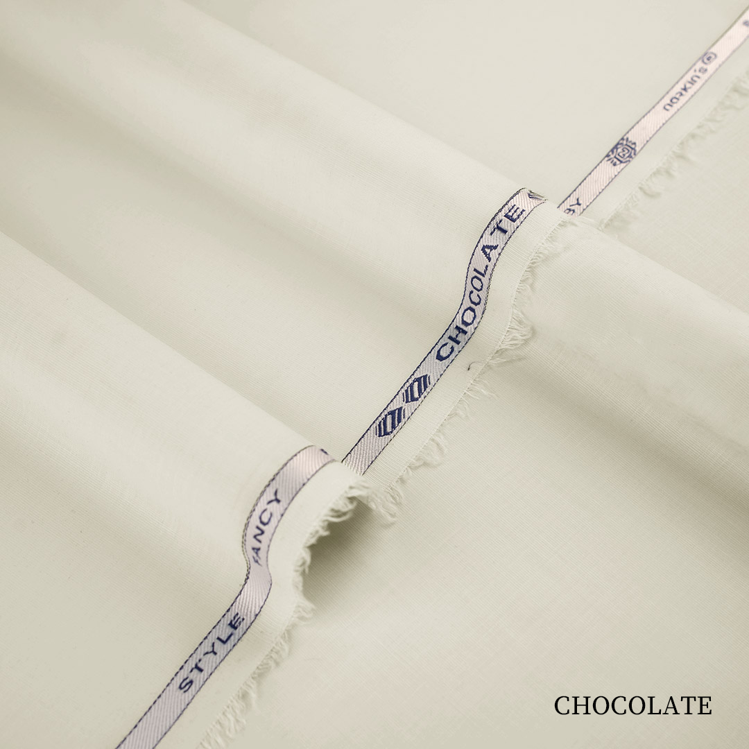 Premium Chocolate blended kandura fabric with fine compact yarn