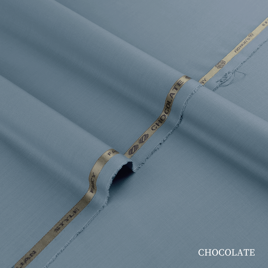 Premium Chocolate blended kandura fabric with fine compact yarn