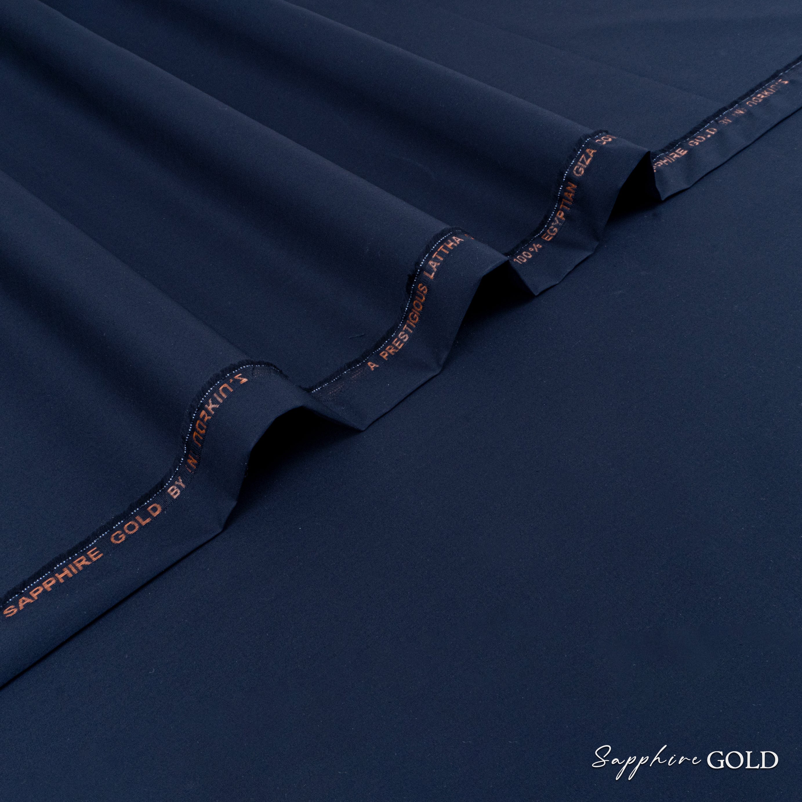 Sapphire Gold - Egyptian Giza Cotton (4.5 Mtr)