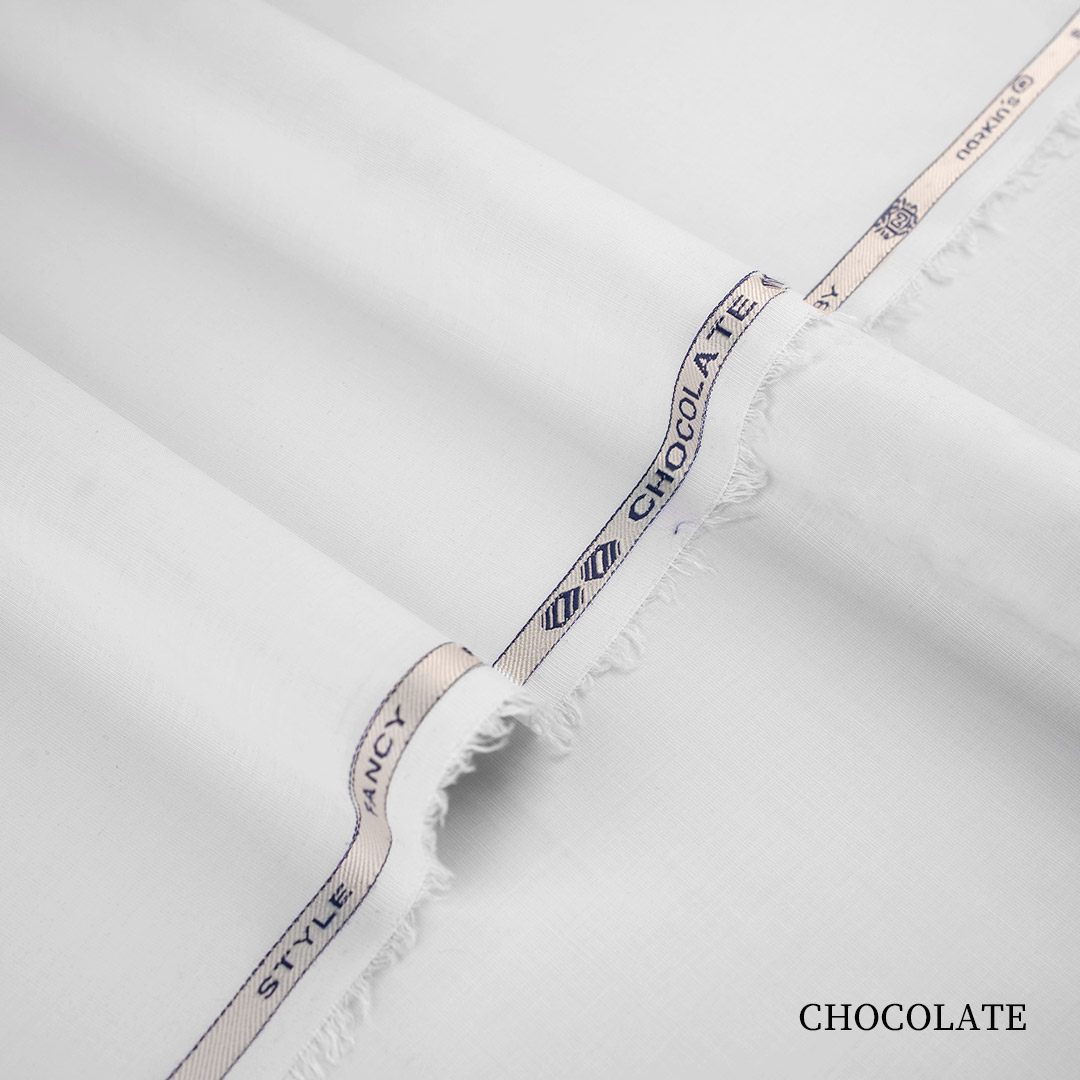 Premium Chocolate blended kandura fabric with fine compact yarn