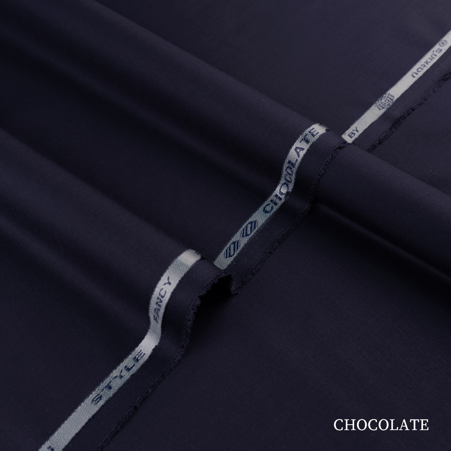 Premium Chocolate blended kandura fabric with fine compact yarn